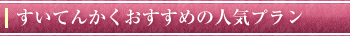 すいてんかくおすすめの人気プラン